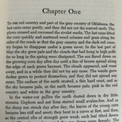 1960's Copy Of "The Grapes Of Wrath" -chairish shop 1960s copy of the grapes of wrath 5103 scaled