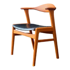 1960’s Danish Modern Teak Desk Armchair By Erik Kirkegaard For Høng Stolefabrik