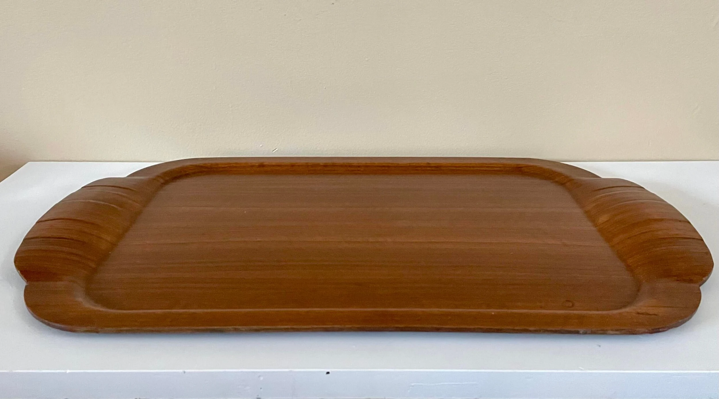 1960's Danish Modern Teak Serving Tray 3 1960's Danish Modern Teak Serving Tray - Image 3