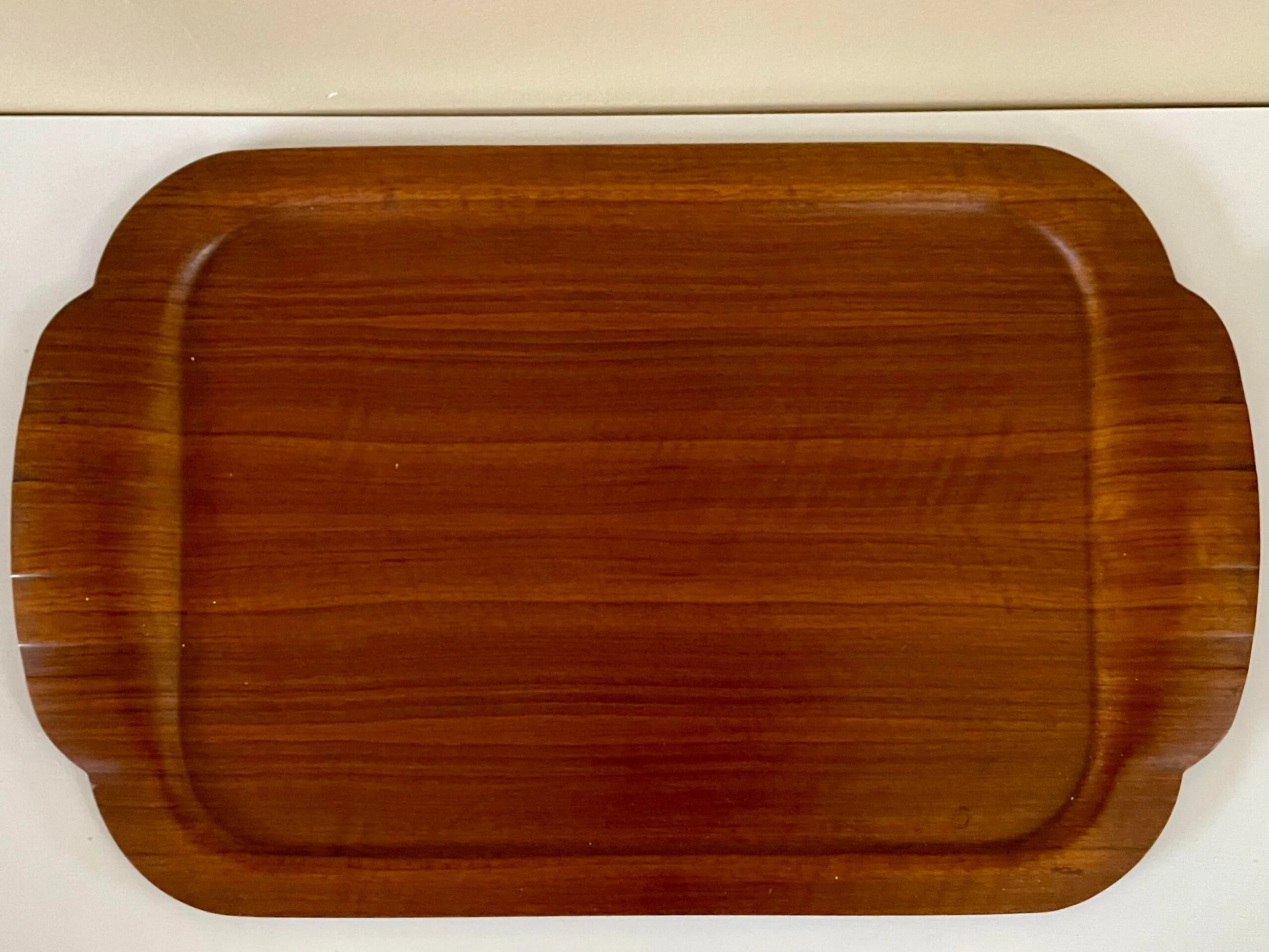 1960's Danish Modern Teak Serving Tray 6 1960's Danish Modern Teak Serving Tray - Image 6