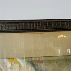 1960's Feschler Expressionist Abstract Still Life Painting, Frame 19 1960's Feschler Expressionist Abstract Still Life Painting, Frame -chairish shop 1960s feschler expressionist abstract still life painting frame 2166 scaled