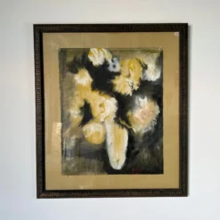 1960's Feschler Expressionist Abstract Still Life Painting, Frame 12 1960's Feschler Expressionist Abstract Still Life Painting, Frame -chairish shop 1960s feschler expressionist abstract still life painting frame 5637 scaled