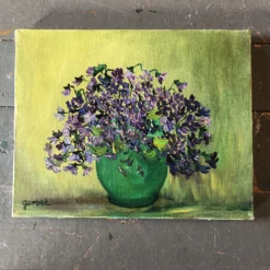 1960’s Floral Pop Still Life Painting Signed 8 X 10 9 1960’s Floral Pop Still Life Painting Signed 8 X 10 -chairish shop 1960s floral pop still life painting signed 8 x 10 9344