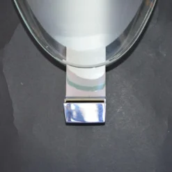 1960's Fontana Arte Chrome And Frosted Glass Sconces - A Pair -chairish shop 1960s fontana arte chrome and frosted glass sconces a pair 0842