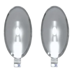 1960's Fontana Arte Chrome And Frosted Glass Sconces - A Pair