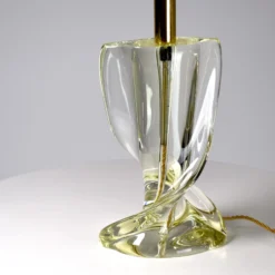 1960's French Sculptural Crystal Lamp -chairish shop 1960s french sculptural crystal lamp 2799 scaled