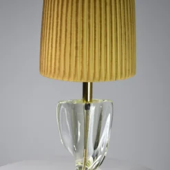 1960's French Sculptural Crystal Lamp -chairish shop 1960s french sculptural crystal lamp 6863 scaled