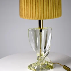 1960's French Sculptural Crystal Lamp -chairish shop 1960s french sculptural crystal lamp 7928 scaled