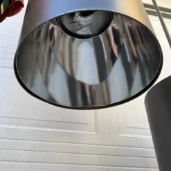 1960’s Gargantuan Minimalist Brown Cylindrical Pendants -chairish shop 1960s gargantuan minimalist brown cylindrical pendants 6659 scaled