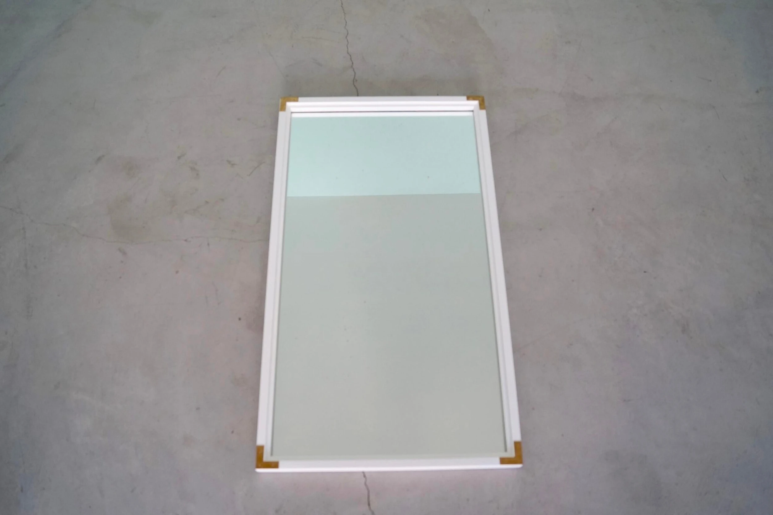 1960's Hollywood Regency Campaign Mirror 2 1960's Hollywood Regency Campaign Mirror - Image 2