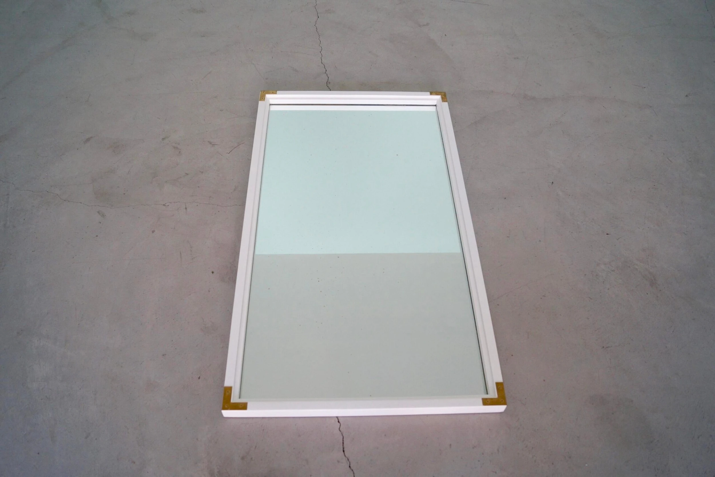 1960's Hollywood Regency Campaign Mirror 4 1960's Hollywood Regency Campaign Mirror - Image 4