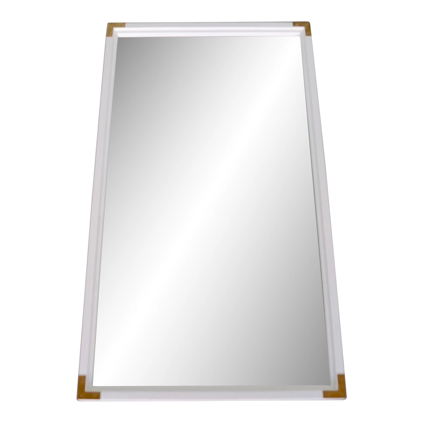 1960's Hollywood Regency Campaign Mirror 1 1960's Hollywood Regency Campaign Mirror