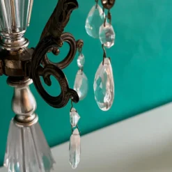 1960's Hollywood Regency Lucite And Crystal Table Lamps - A Pair -chairish shop 1960s hollywood regency lucite and crystal table lamps a pair 2871 scaled