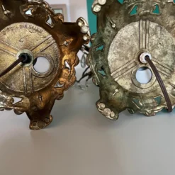 1960's Hollywood Regency Lucite And Crystal Table Lamps - A Pair -chairish shop 1960s hollywood regency lucite and crystal table lamps a pair 5681 scaled