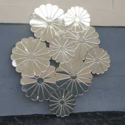 1960's Hollywood Regency / MCM Large Flower Wall Mirror 17 1960's Hollywood Regency / MCM Large Flower Wall Mirror -chairish shop 1960s hollywood regency mcm large flower wall mirror 0261 scaled