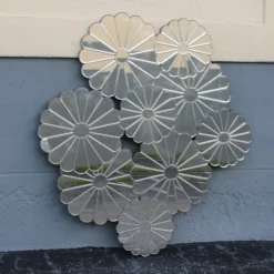 1960's Hollywood Regency / MCM Large Flower Wall Mirror 12 1960's Hollywood Regency / MCM Large Flower Wall Mirror -chairish shop 1960s hollywood regency mcm large flower wall mirror 7586 scaled