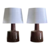1960’s Jane And Gordon Martz Ceramic Table Lamps- A Pair