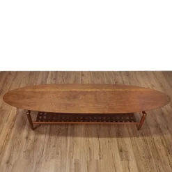 1960's Lane Award Surfboard Coffee Table -chairish shop 1960s lane award surfboard coffee table 7191