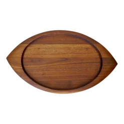 1960's Mid-Century Danish Modern Solid Walnut Tray