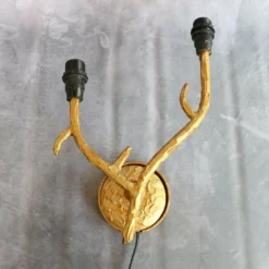 1960's Mid Century Modern Dore Tree Branch Wall Sconce Attrib. Elizabeth Garouste -chairish shop 1960s mid century modern dore tree branch wall sconce attrib elizabeth garouste 3609