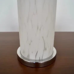 1960's Mid-Century Modern Italian Murano Glass & Chrome Table Lamp -chairish shop 1960s mid century modern italian murano glass and chrome table lamp 1451 scaled