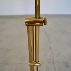 1960's Mid-Century Modern Marble & Brass Extendable Floor Lamp -chairish shop 1960s mid century modern marble and brass extendable floor lamp 2817 scaled