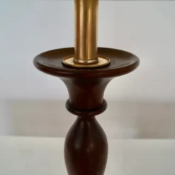 1960's Mid-Century Modern Sculptural Walnut Table Lamp 15 1960's Mid-Century Modern Sculptural Walnut Table Lamp -chairish shop 1960s mid century modern sculptural walnut table lamp 4025 scaled