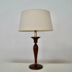 1960's Mid-Century Modern Sculptural Walnut Table Lamp 12 1960's Mid-Century Modern Sculptural Walnut Table Lamp -chairish shop 1960s mid century modern sculptural walnut table lamp 7866 scaled