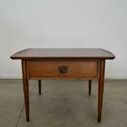 1960's Mid-Century Modern Walnut End Table -chairish shop 1960s mid century modern walnut end table 2871 scaled