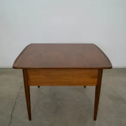 1960's Mid-Century Modern Walnut End Table -chairish shop 1960s mid century modern walnut end table 4935 scaled