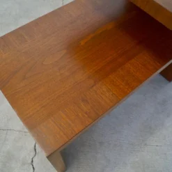 1960's Mid-Century Modern Walnut Side Table -chairish shop 1960s mid century modern walnut side table 4776 scaled