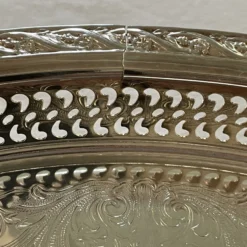 1960’s “Spring Flowers” Wm. Rogers & Son Silver Plate Gallery Tray Lazy Susan 12 1960’s “Spring Flowers” Wm. Rogers & Son Silver Plate Gallery Tray Lazy Susan -chairish shop 1960s spring flowers wm rogers and son silver plate gallery tray lazy susan 2824 scaled