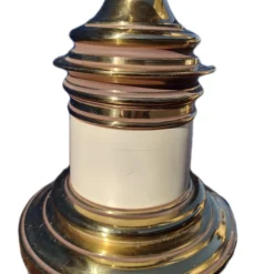 1960's Stiffel Brass Hollywood Regency Table Lamps - A Pair -chairish shop 1960s stiffel brass hollywood regency table lamps a pair 7092 scaled