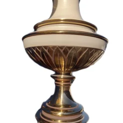 1960's Stiffel Brass Hollywood Regency Table Lamps - A Pair -chairish shop 1960s stiffel brass hollywood regency table lamps a pair 8981 scaled