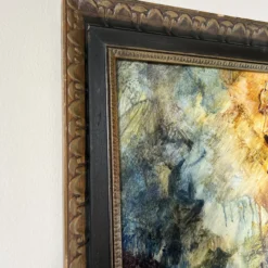 1960's Swedish Kimball " Hamlet + Horatto " Figurative Oil Painting, Framed -chairish shop 1960s swedish kimball hamlet horatto figurative oil painting framed 6875 scaled