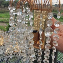 1960's Swedish Regency/ MCM Cut Crystal Waterfall 24k Gold Frame Wall Sconces By Palwa Set Of 6 -chairish shop 1960s swedish regency mcm cut crystal waterfall 24k gold frame wall sconces by palwa set of 6 1496