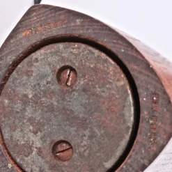 1960's Tall Ernst Henriksen Denmark Turned Teak And Brass Table Lamp -chairish shop 1960s tall ernst henriksen denmark turned teak and brass table lamp 2261 scaled