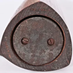 1960's Tall Ernst Henriksen Denmark Turned Teak And Brass Table Lamp -chairish shop 1960s tall ernst henriksen denmark turned teak and brass table lamp 9627 scaled