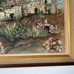 1960's Vintage Adobe House - Countryside Oil Landscape Painting 17 1960's Vintage Adobe House - Countryside Oil Landscape Painting -chairish shop 1960s vintage adobe house countryside oil landscape painting 3257 scaled