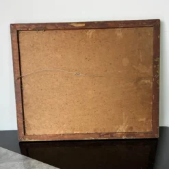 1960's Vintage Impressionist Winter Landscape Painting , Framed -chairish shop 1960s vintage impressionist winter landscape painting framed 5471 scaled