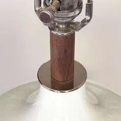 1960's White Cased Ovoid Lamps - A Pair -chairish shop 1960s white cased ovoid lamps a pair 1156