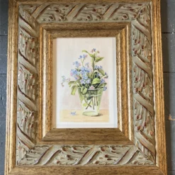 1970’s-2 Original Realistic Small Botanical Watercolor Still Life Paintings -Set Of 2 -chairish shop 1970s 2 original realistic small botanical watercolor still life paintings set of 2 4883