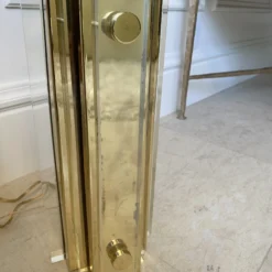 1970’s Charles Hollis Jones Cityscape Lucite And Brass Table Lamps- A Pair -chairish shop 1970s charles hollis jones cityscape lucite and brass table lamps a pair 5219 scaled