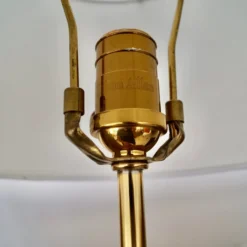 1970's Ethan Allen Hollywood Regency Brass Table Lamp -chairish shop 1970s ethan allen hollywood regency brass table lamp 5873 scaled