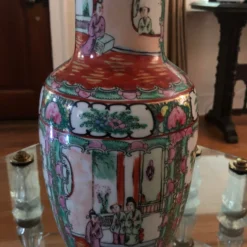 1970’s Famille Rose Canton Vase 17 1970’s Famille Rose Canton Vase -chairish shop 1970s famille rose canton vase 2141 scaled