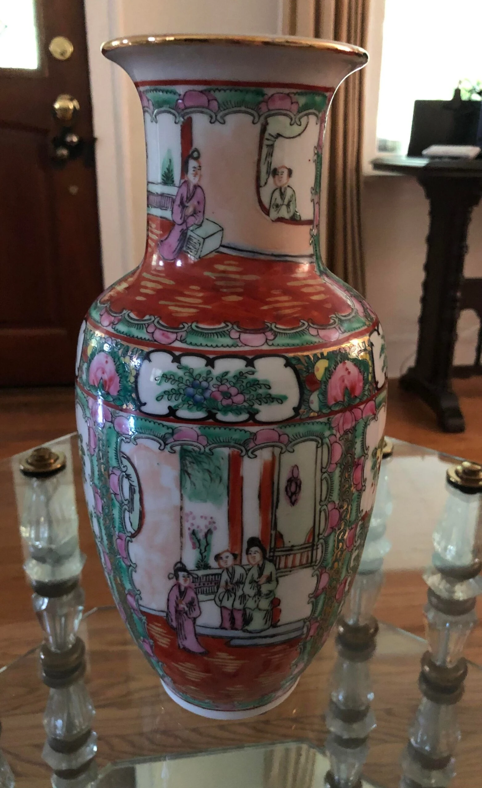 1970’s Famille Rose Canton Vase 9 1970’s Famille Rose Canton Vase - Image 9