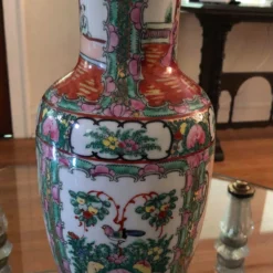 1970’s Famille Rose Canton Vase 13 1970’s Famille Rose Canton Vase -chairish shop 1970s famille rose canton vase 8252 scaled