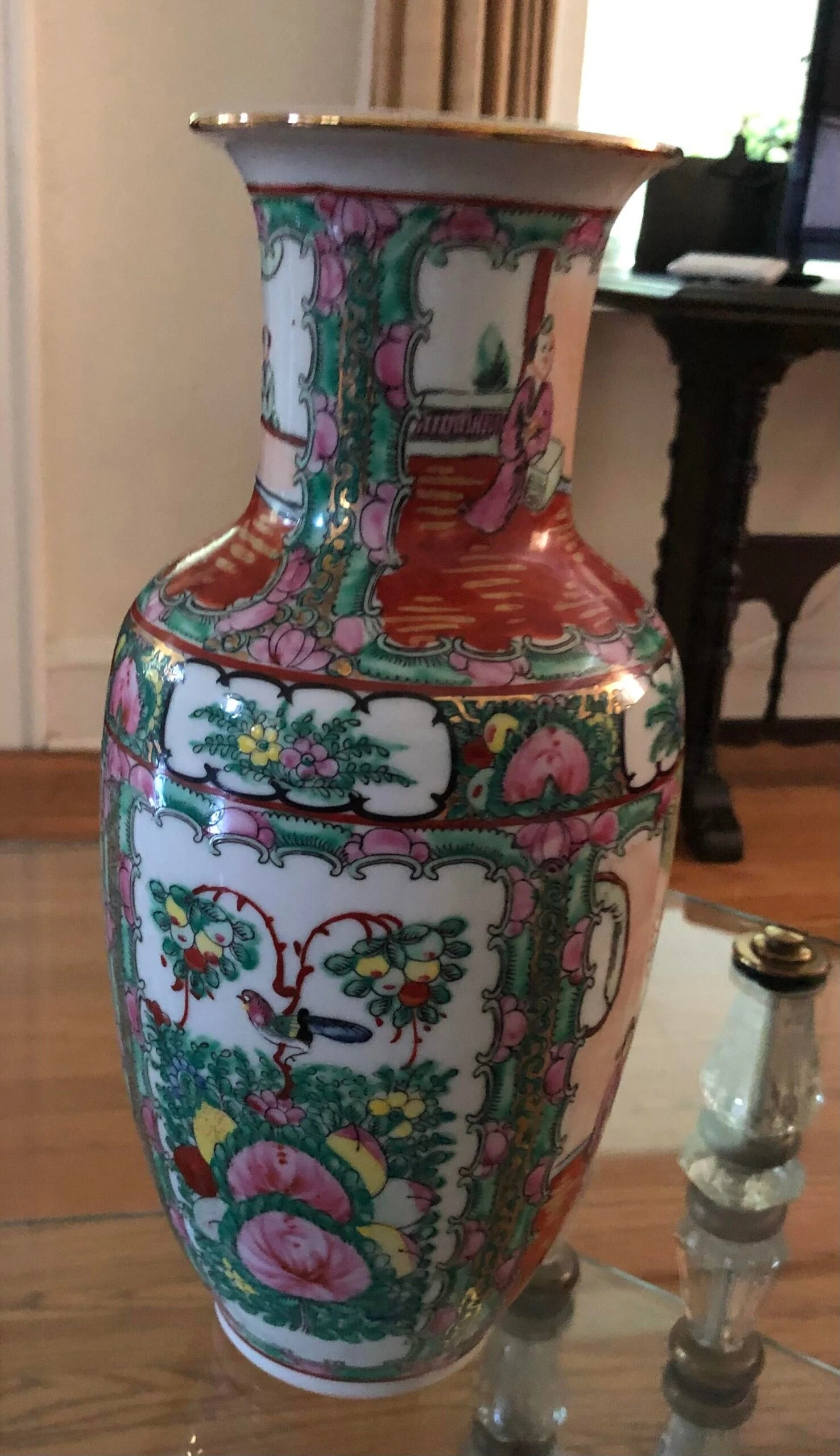 1970’s Famille Rose Canton Vase 6 1970’s Famille Rose Canton Vase - Image 6