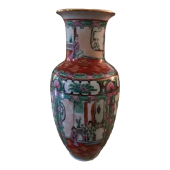1970’s Famille Rose Canton Vase