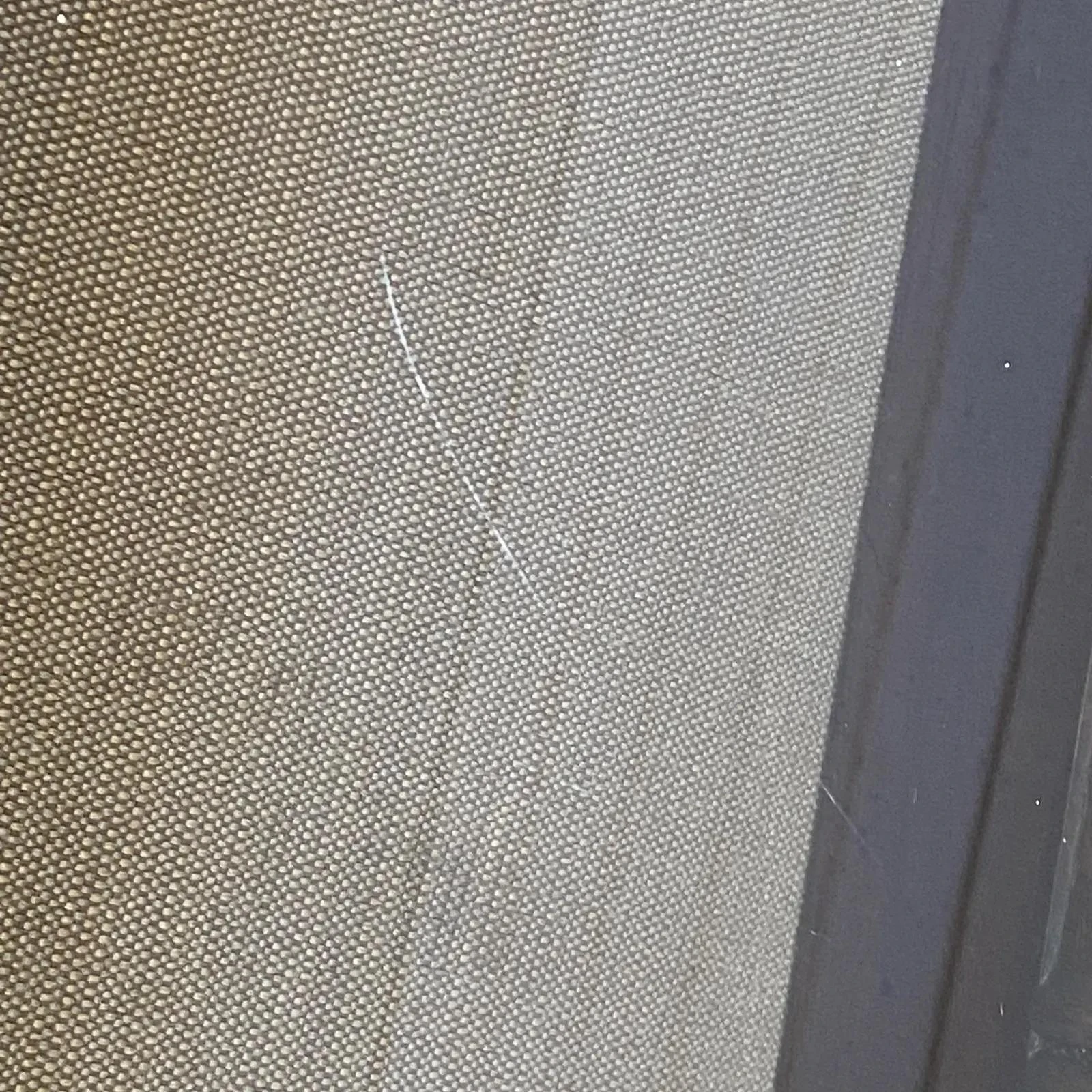 1970's Faux Bamboo Console Table With Brass Corners & Inset Glass Top 8 1970's Faux Bamboo Console Table With Brass Corners & Inset Glass Top - Image 8